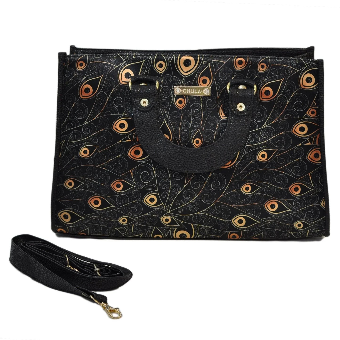 Bolso de mano y bandolera grande de mujer Basket Peacock Golden | CHULA Tulum - CHICA del Sur