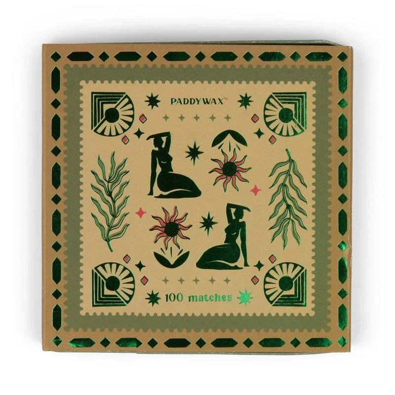 Jumbo Cajas de Cerillas Paddywax - Femme | 100 Cerillas con Diseño Elegante - CHICA del Sur
