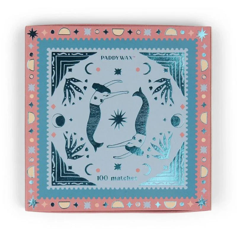 Jumbo Cajas de Cerillas Paddywax - Mermaids | 100 Cerillas con Diseño Mágico - CHICA del Sur