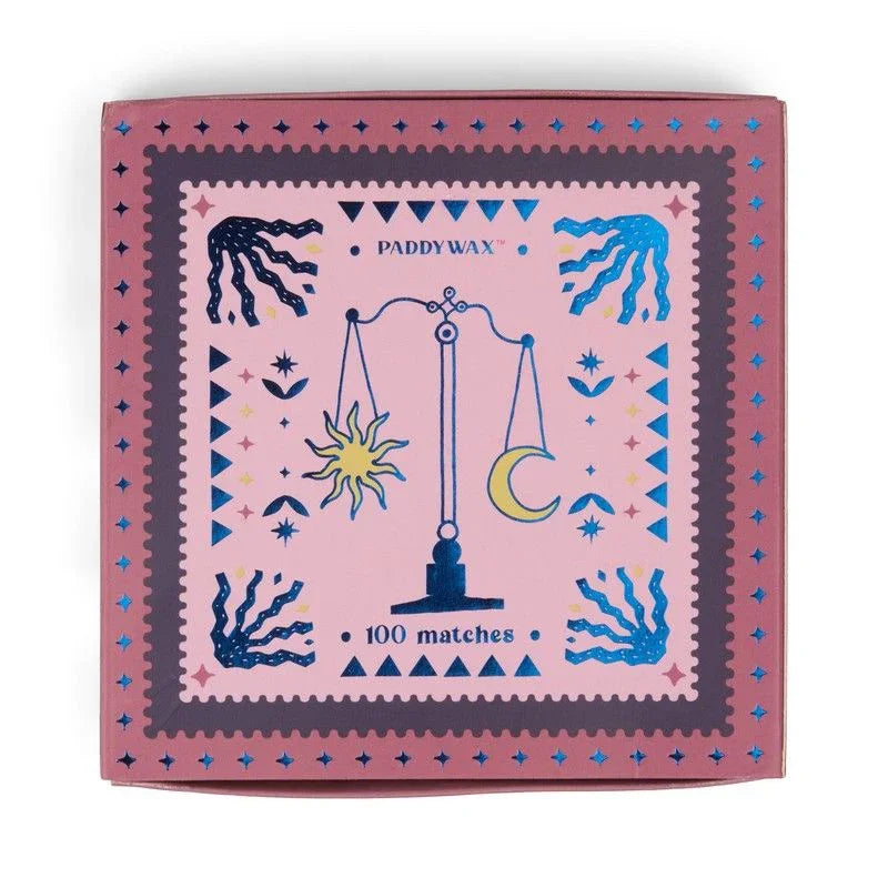 Jumbo Cajas de Cerillas Paddywax - Balance | 100 Cerillas de Diseño Exclusivo - CHICA del Sur