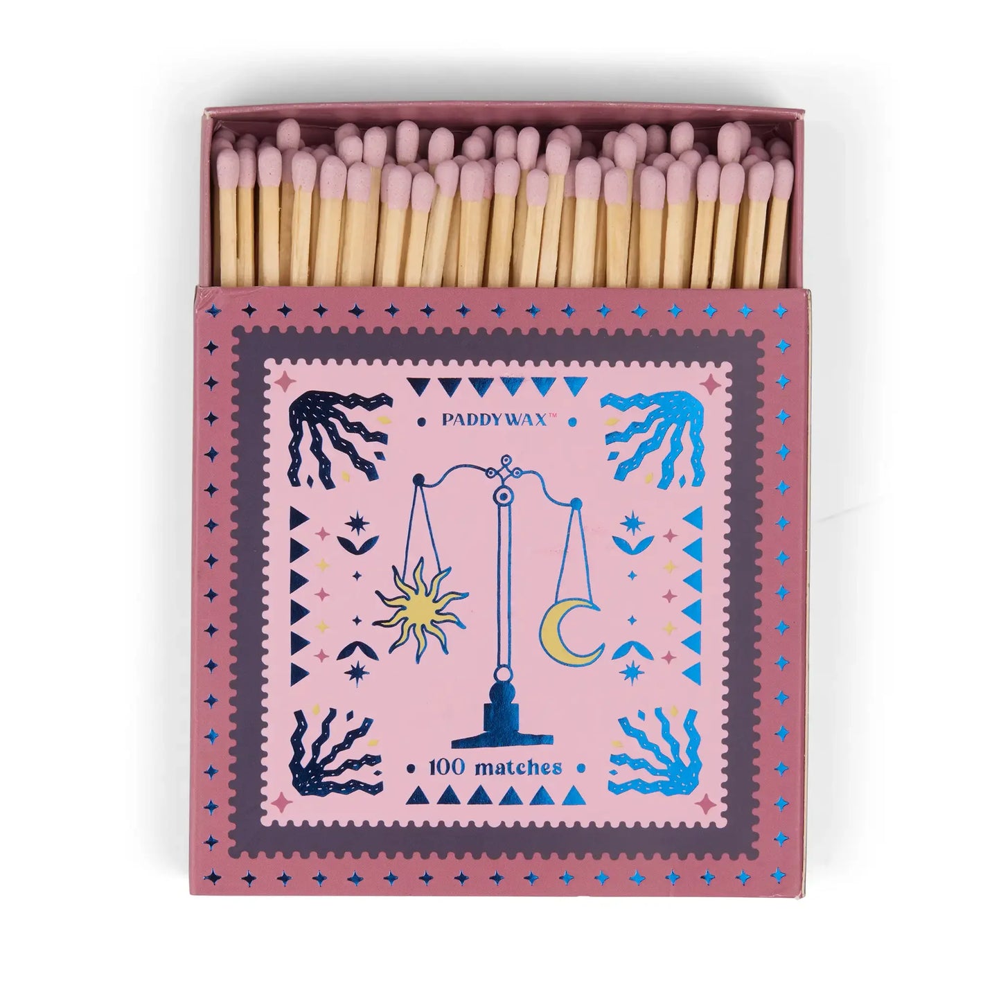 Jumbo Cajas de Cerillas Paddywax - Balance | 100 Cerillas de Diseño Exclusivo - CHICA del Sur