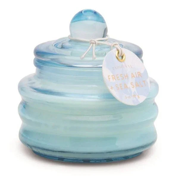 Vela en Vaso de Vidrio Paddywax Beam 85g - Aire Fresco & Sal Marina | Aroma Relajante y Diseño Costero - CHICA del Sur