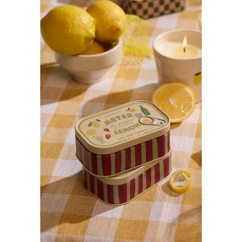 Vela en Lata Paddywax Bistro 127g - Limón Meyer | Frescura Cítrica con Estilo Vintage - CHICA del Sur