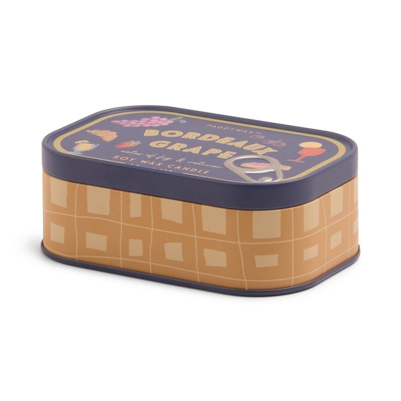 Vela en Lata Paddywax Bistro 127g - Uva de Burdeos | Aroma Sofisticado y Diseño Vintage - CHICA del Sur