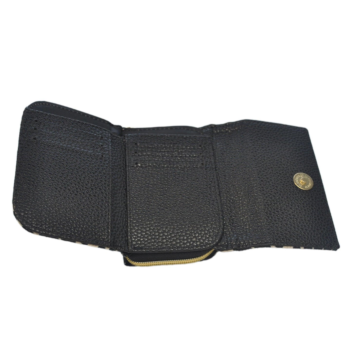 Cartera Mediana para Mujer Dalia Pétalos Negros Elegante Cuero Vegano | CHULA Tulum - CHICA del Sur