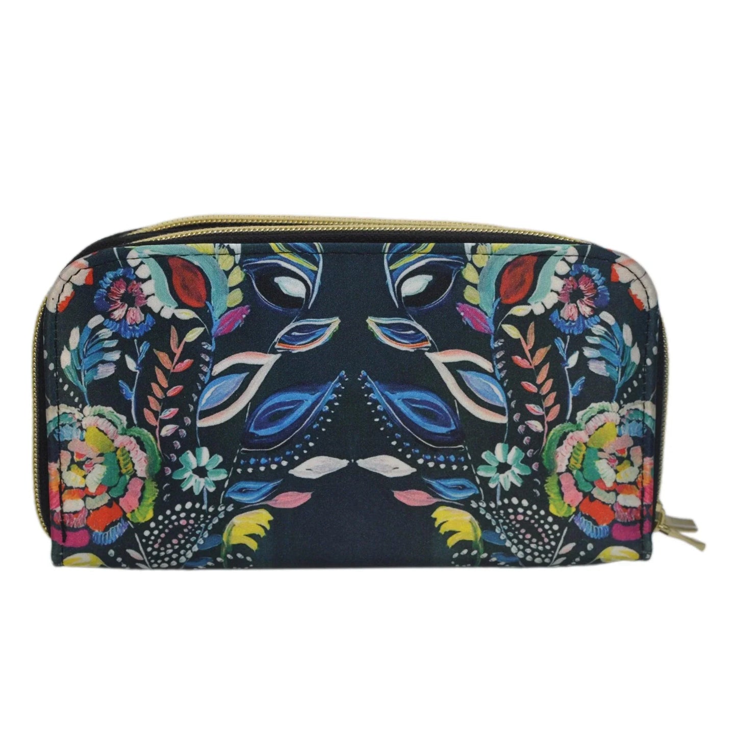 Billetera grande de mujer con doble cremallera Daily Heart Corazón | CHULA Tulum - CHICA del Sur