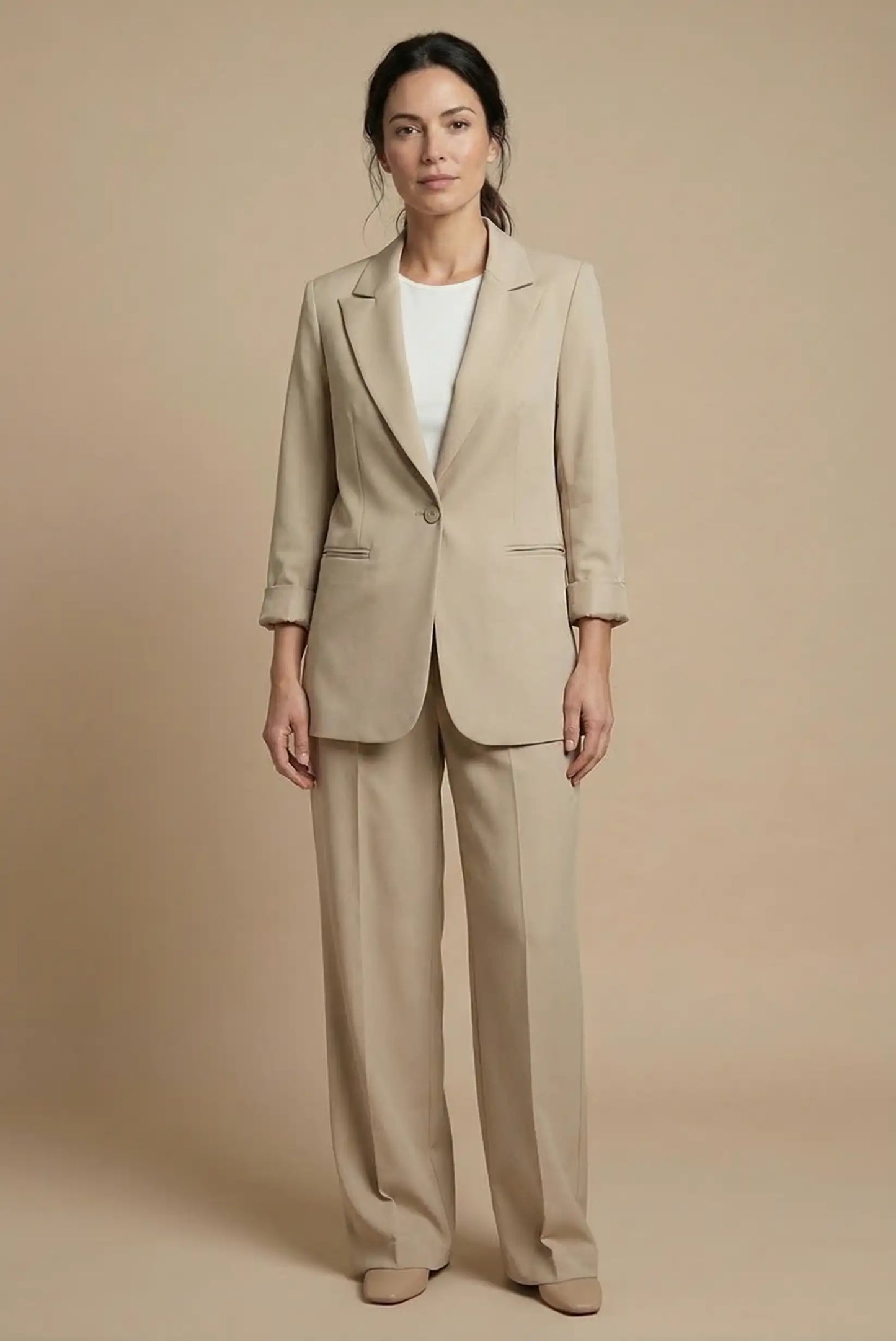 Blazer Mujer Beige primavera
