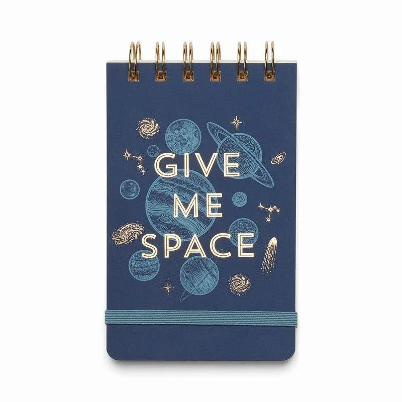 Bloc de Notas Vintage Sass - Give Me Space | Diseño Original con Encuadernación en Espiral - CHICA del Sur