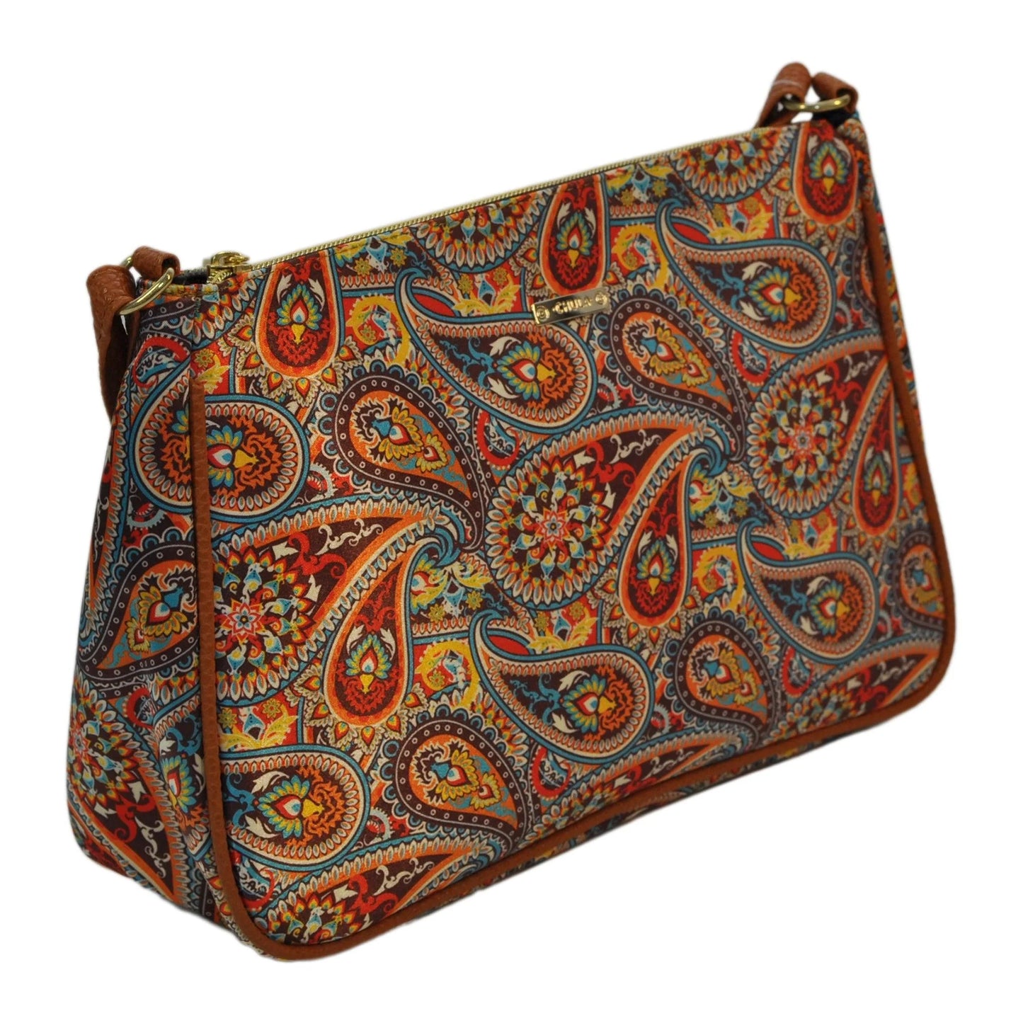 Bolso Bandolera Mediano Iliana Garigol Naranja | CHULA Tulum - CHICA del Sur