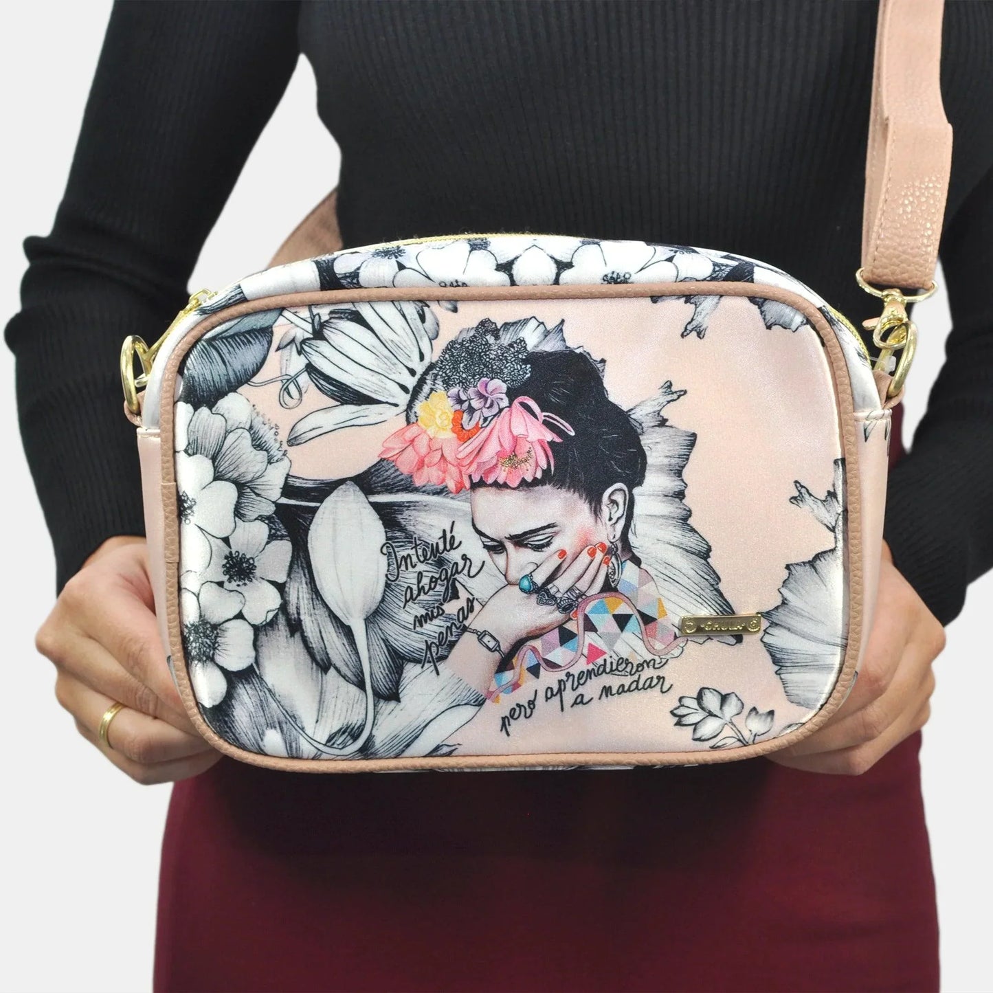 Bolso Bandolera Pequeño MIA de Mujer Frida Kahlo Romance | CHULA Tulum - CHICA del Sur