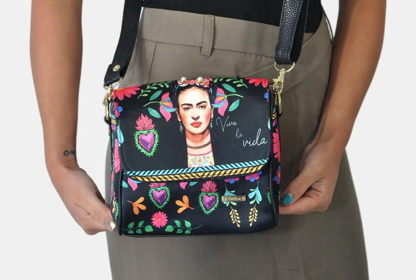 Bolso Bandolera pequeño Mini Baúl Frida Rouse | CHULA Tulum - CHICA del Sur