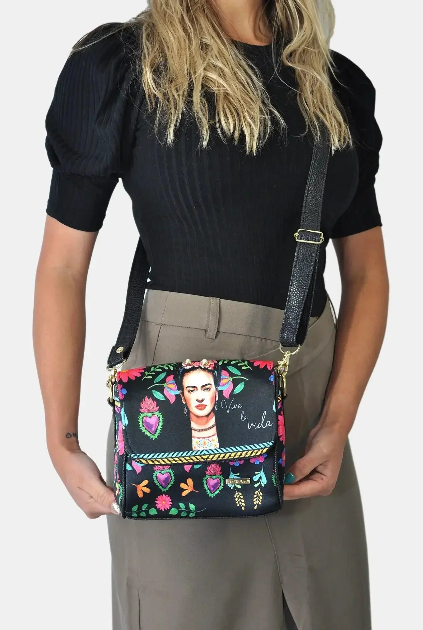 Bolso Bandolera pequeño Mini Baúl Frida Rouse | CHULA Tulum - CHICA del Sur