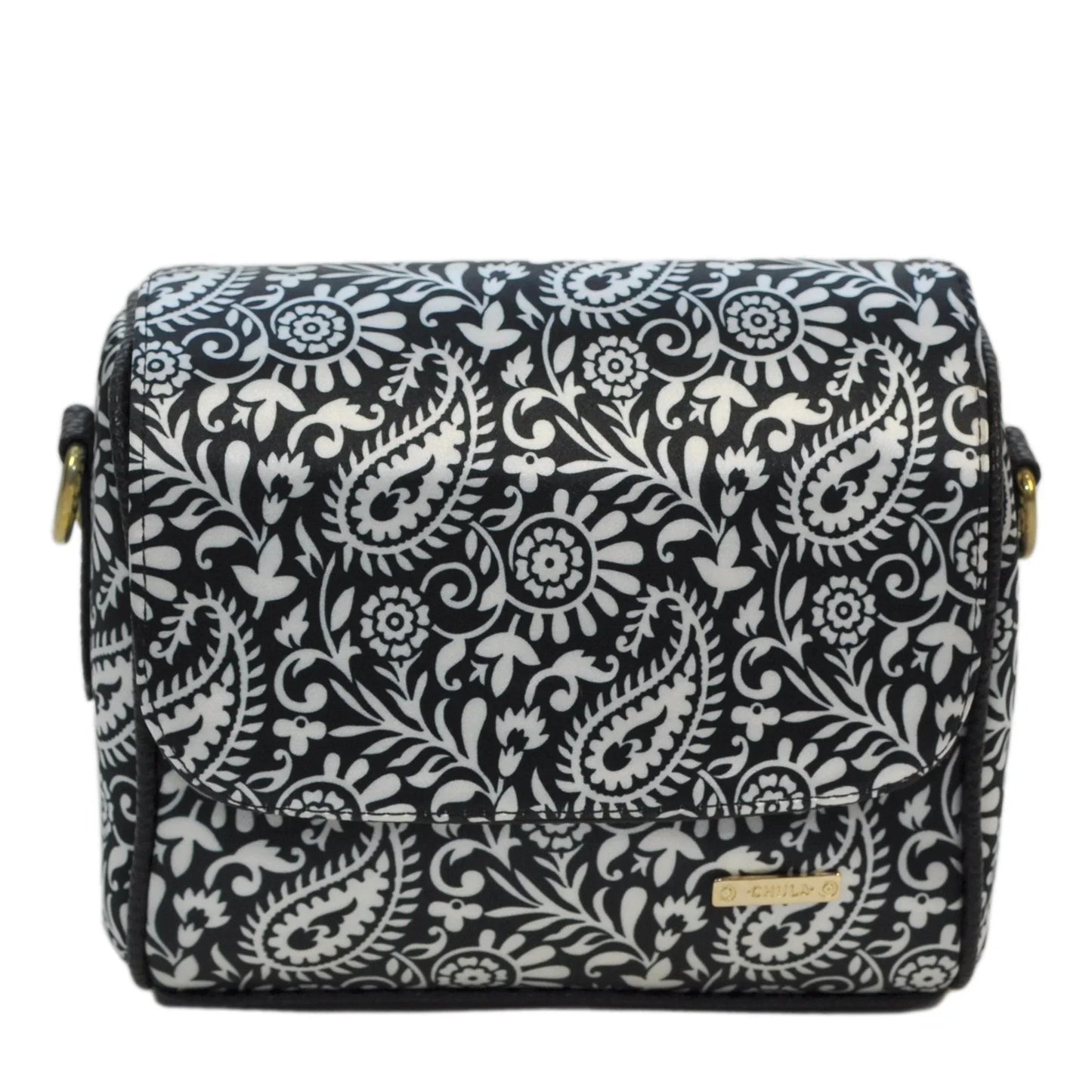 Bolso Bandolera pequeño Mini Baúl Garigol Negro | CHULA Tulum - CHICA del Sur