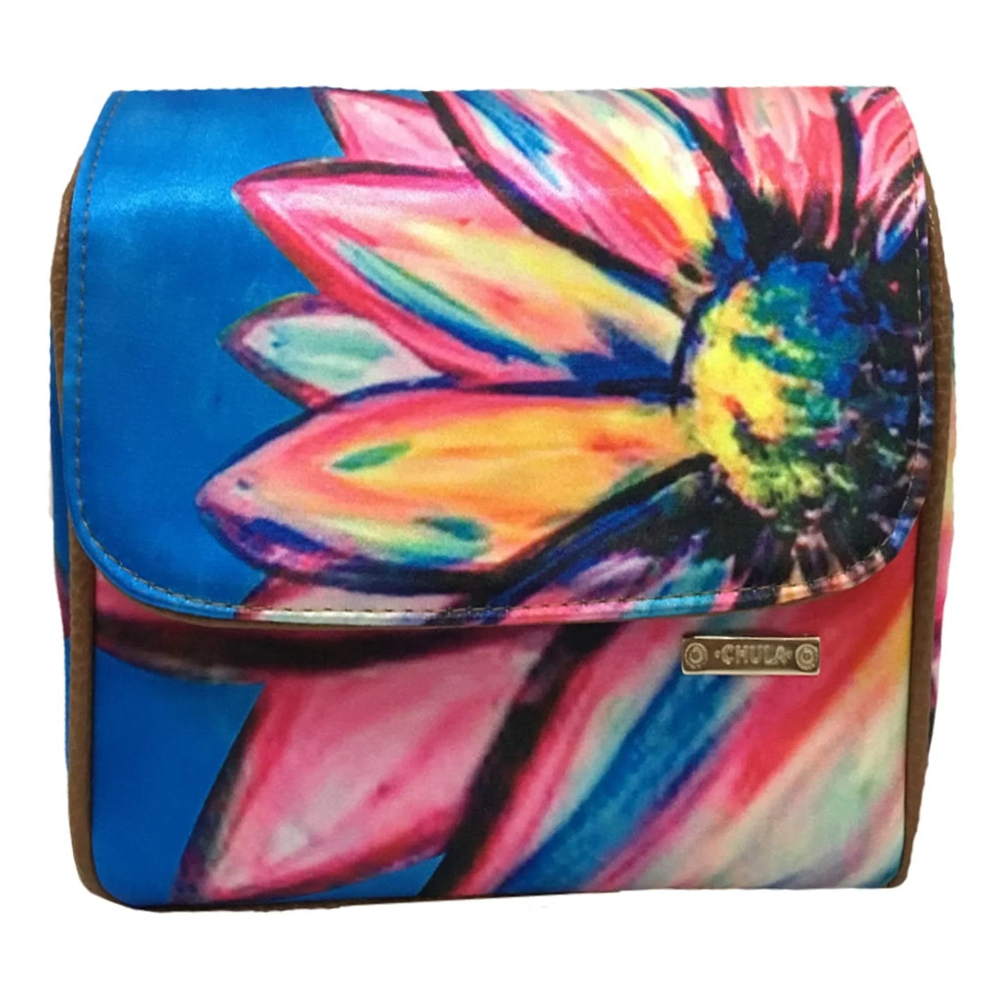 Bolso bandolera pequeño Mini Baúl Girasol Colorido | CHULA Tulum - CHICA del Sur