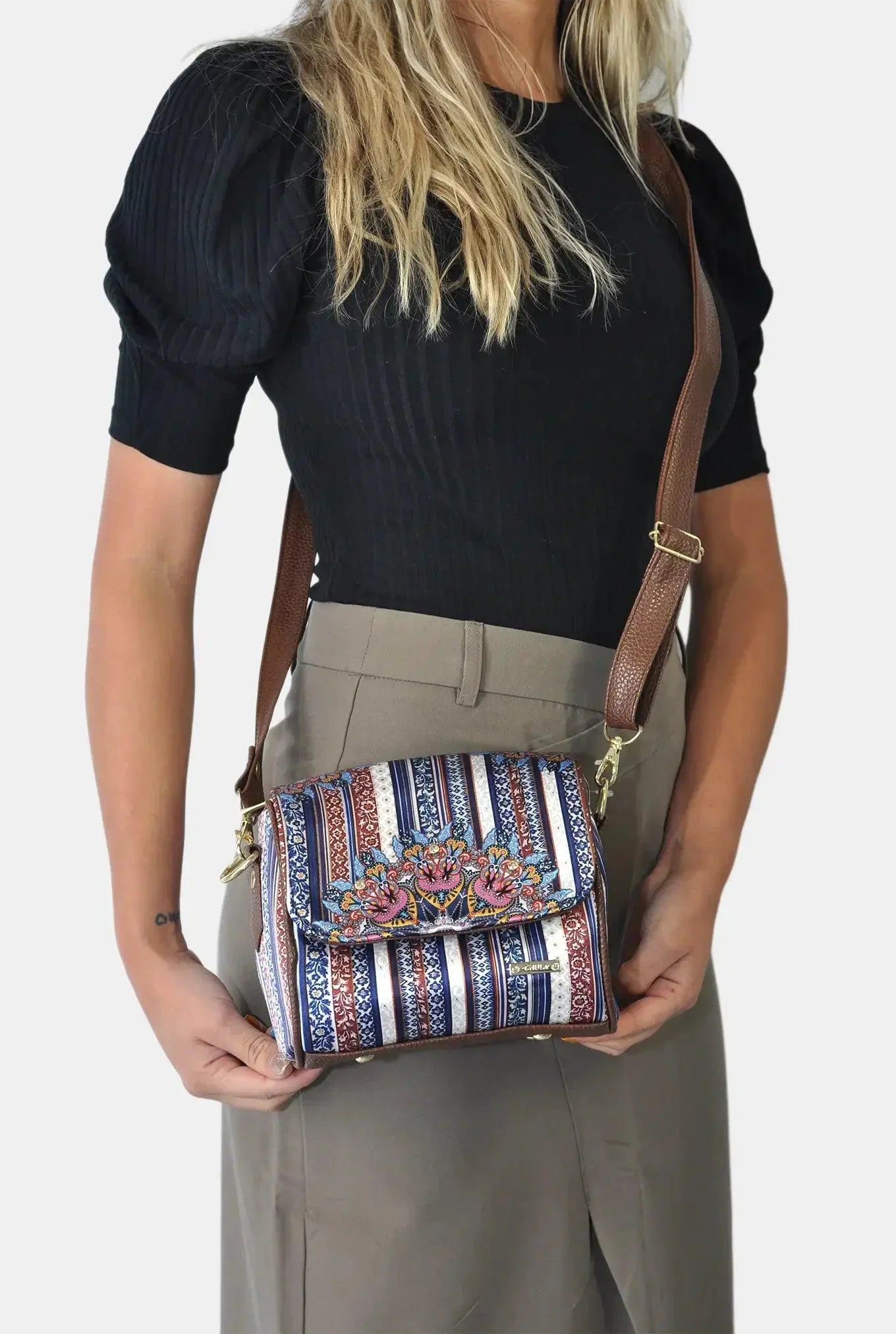 Bolso Bandolera Pequeño Mini Baúl Mandala Fancy | CHULA Tulum - CHICA del Sur