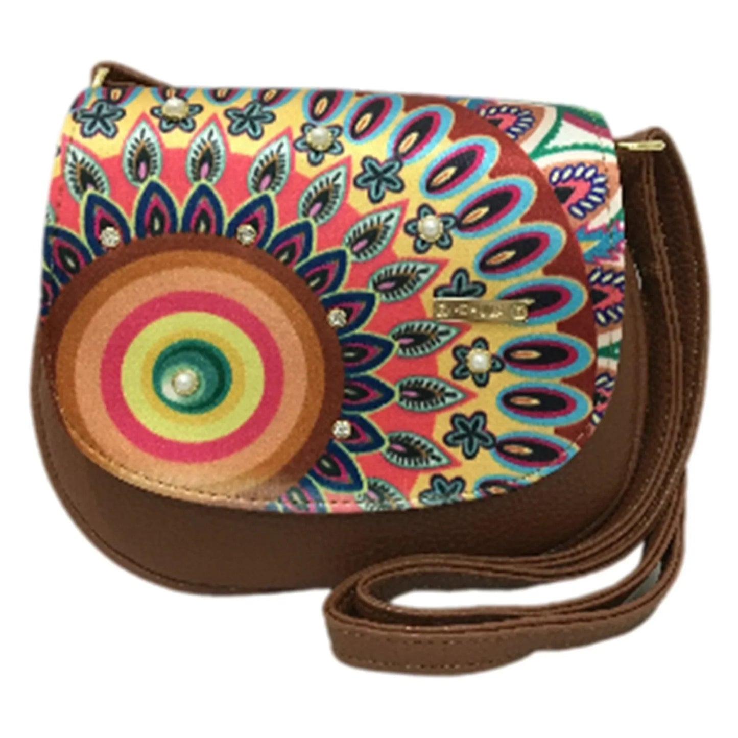 Bolso bandolera pequeño de mujer Iris Zenda multicolor | CHULA Tulum - CHICA del Sur