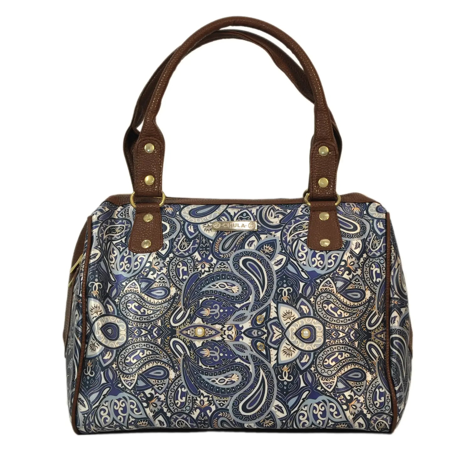 Bolso de hombro mediano Celia Garigol Morado | CHULA Tulum - CHICA del Sur