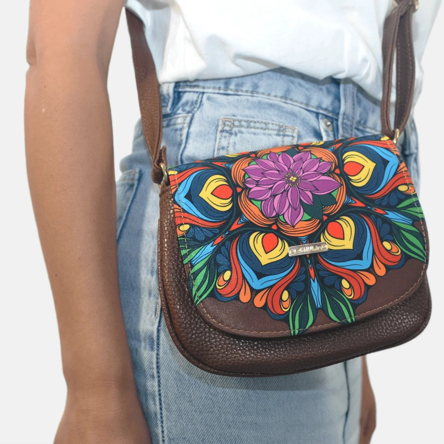 Bolso bandolera pequeño de mujer Iris Multicolor | CHULA Tulum - CHICA del Sur