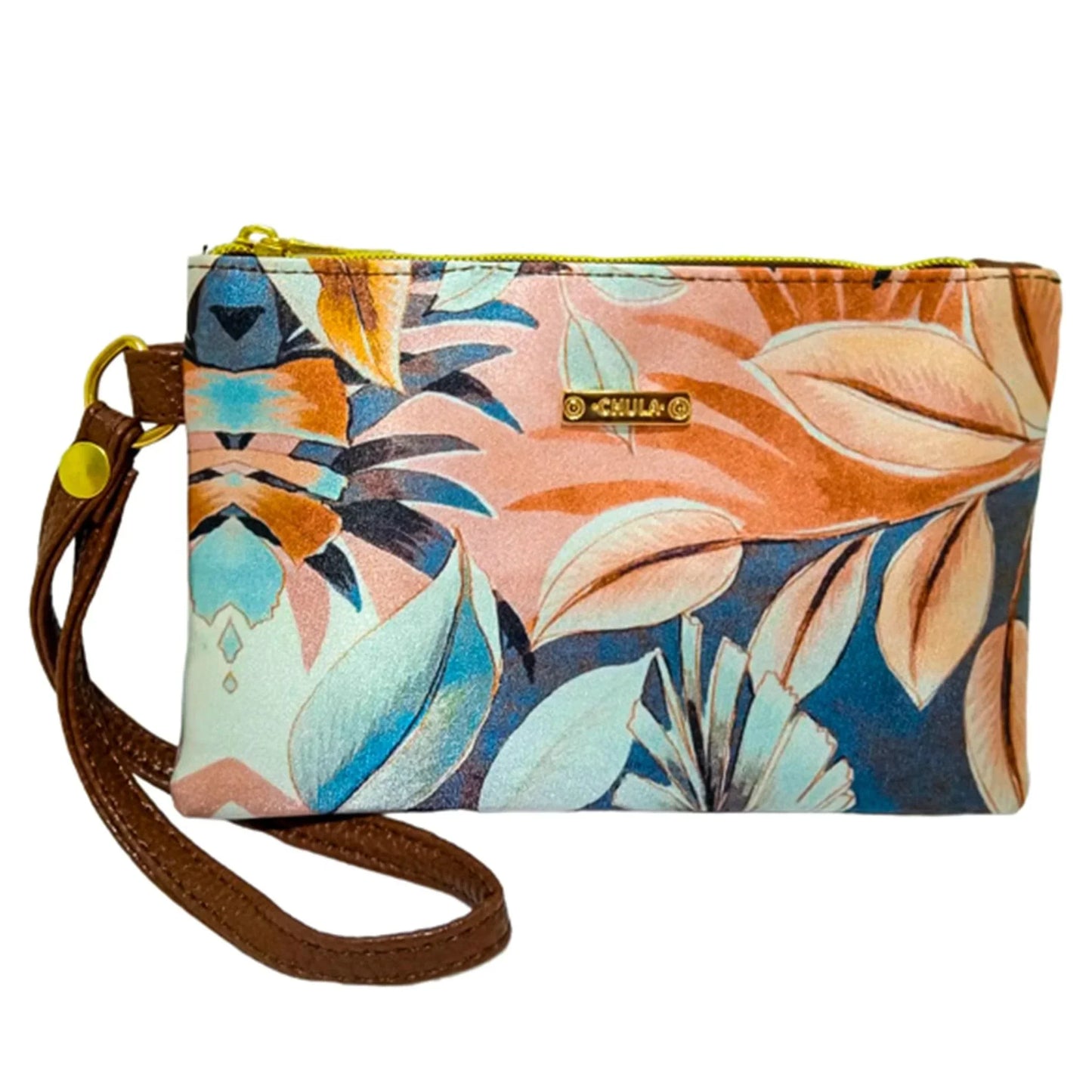 Bolso de mano pequeño Clutchecito Hojas crema | CHULA Tulum - CHICA del Sur