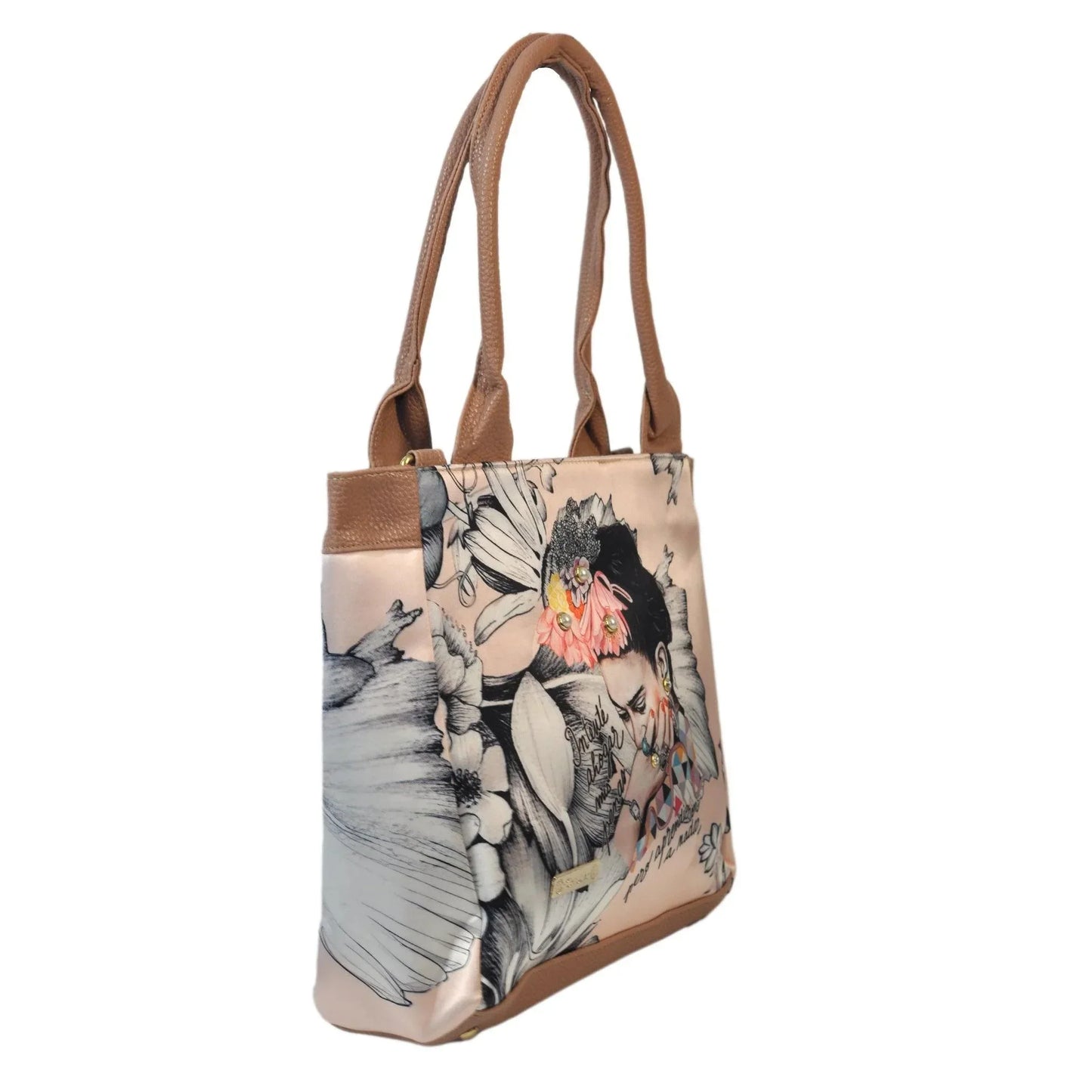 Bolso de hombro y bandolera grande de mujer Angie Frida Romance | CHULA Tulum - CHICA del Sur