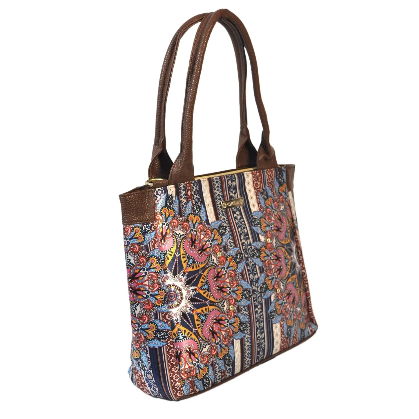 Bolso de hombro y bandolera grande de mujer Angie Mandala Fancy | CHULA Tulum - CHICA del Sur