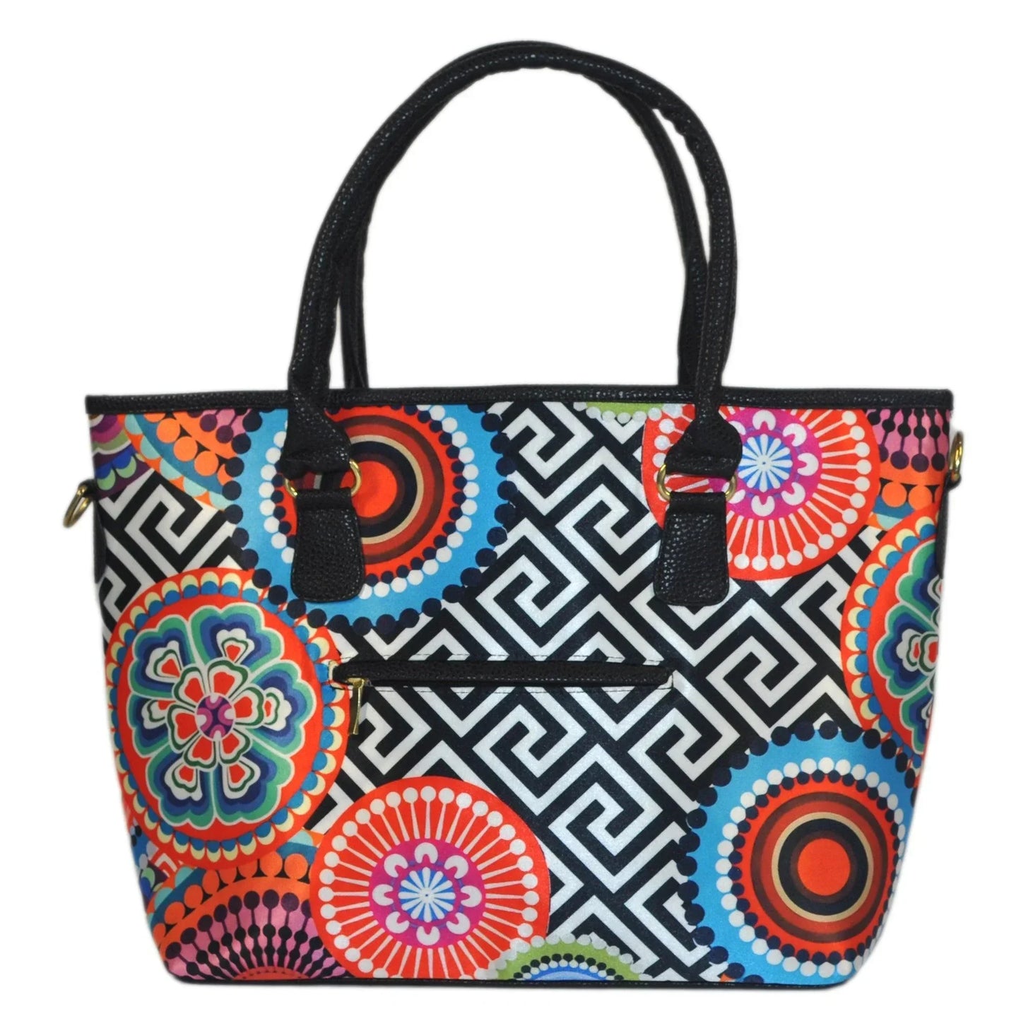 Bolso de hombro y bandolera grande Tania Círculos | CHULA Tulum - CHICA del Sur
