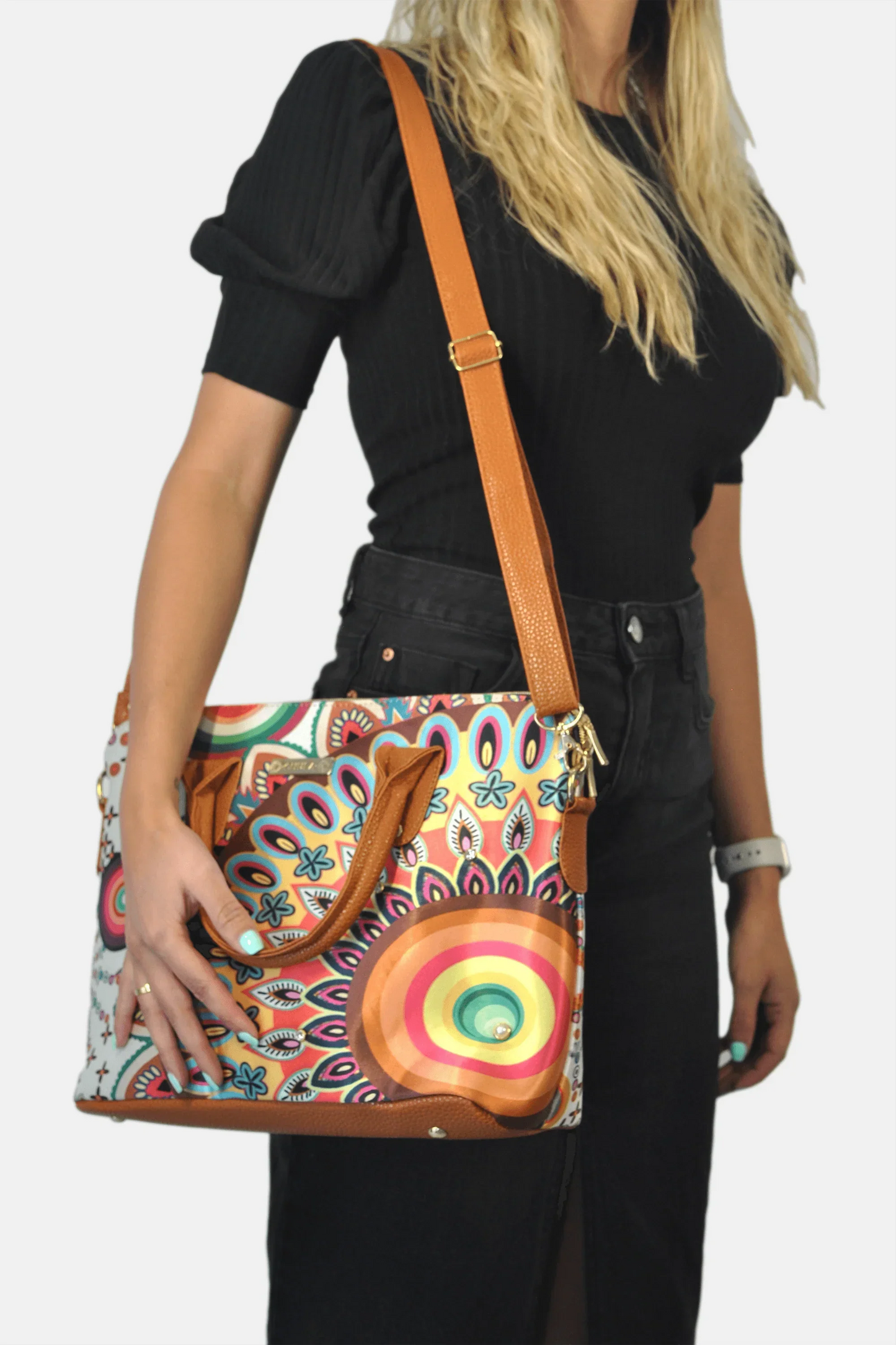 Bolso de mano y bandolera grande Lucia Zenda | CHULA Tulum - CHICA del Sur