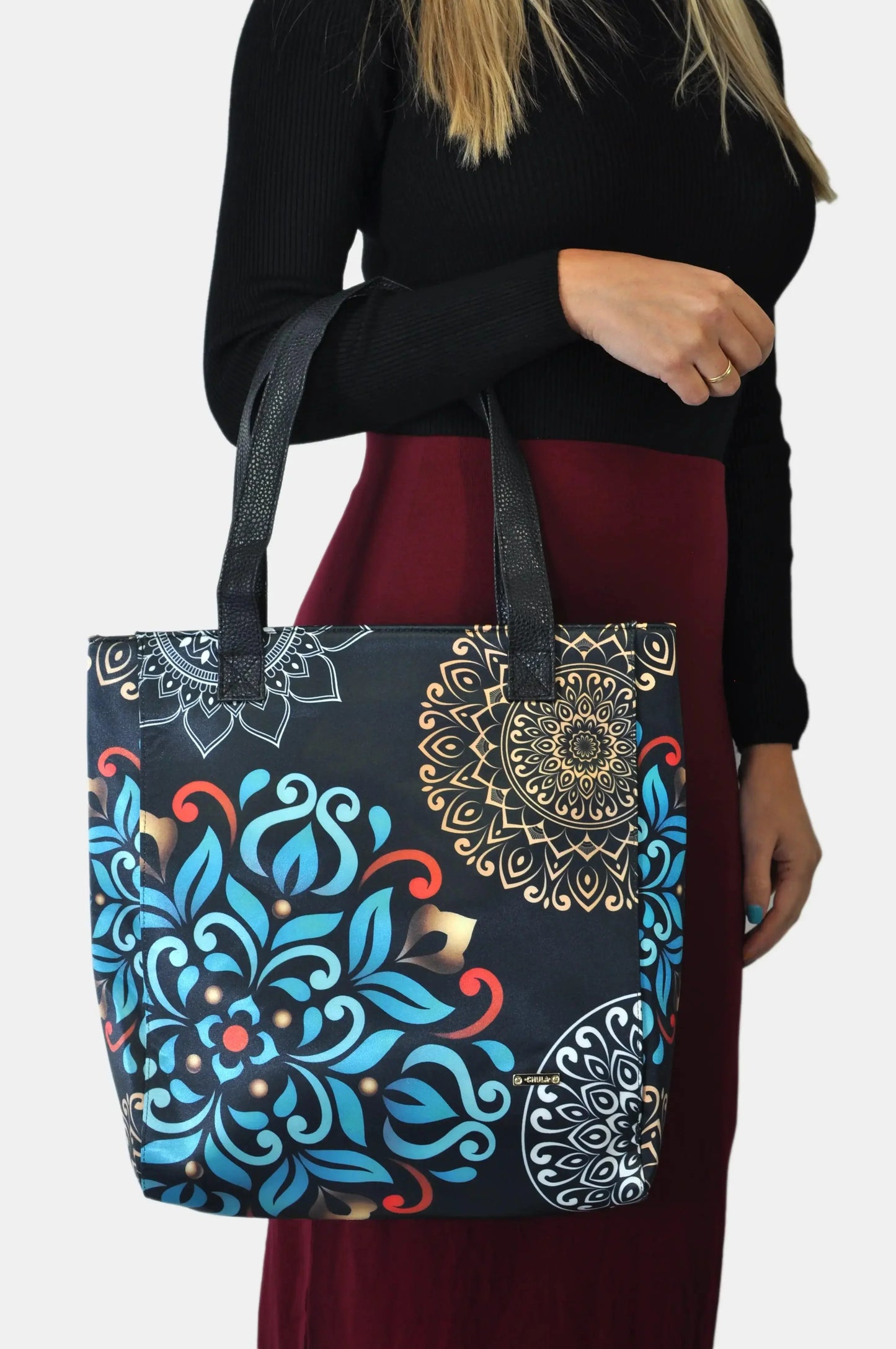Bolso de mujer Shopper grande Opal Tote Mandala Invernal | CHULA Tulum - CHICA del Sur