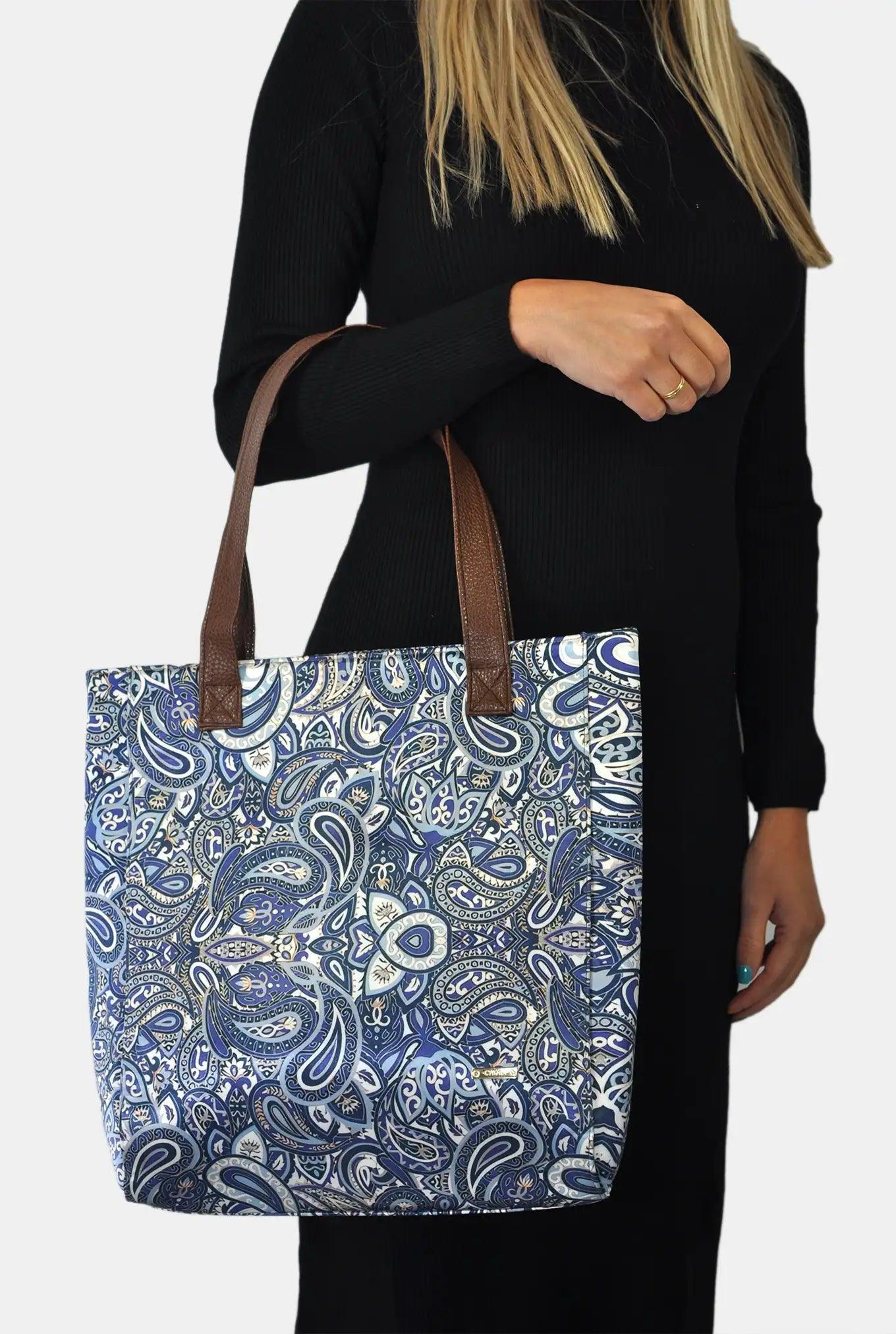 Bolso de Mujer Shopper Grande Opal Tote Garigol Morado | CHULA Tulum - CHICA del Sur