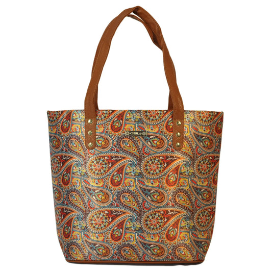 Bolso de hombro grande Nahomi Garigol Naranja | CHULA Tulum - CHICA del Sur