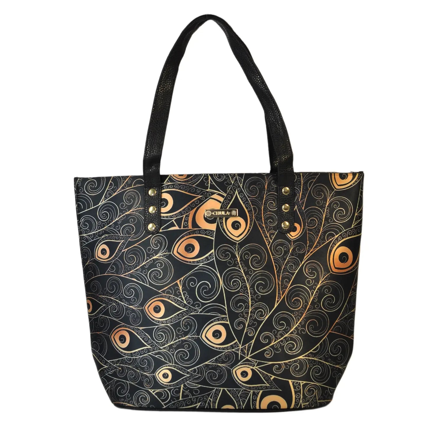 Bolso de hombro grande Nahomi Peacock Golden | CHULA Tulum - CHICA del Sur