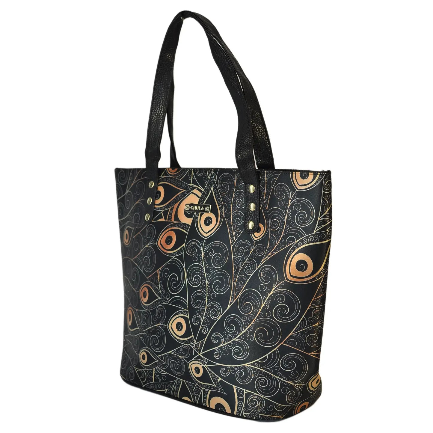 Bolso de hombro grande Nahomi Peacock Golden | CHULA Tulum - CHICA del Sur