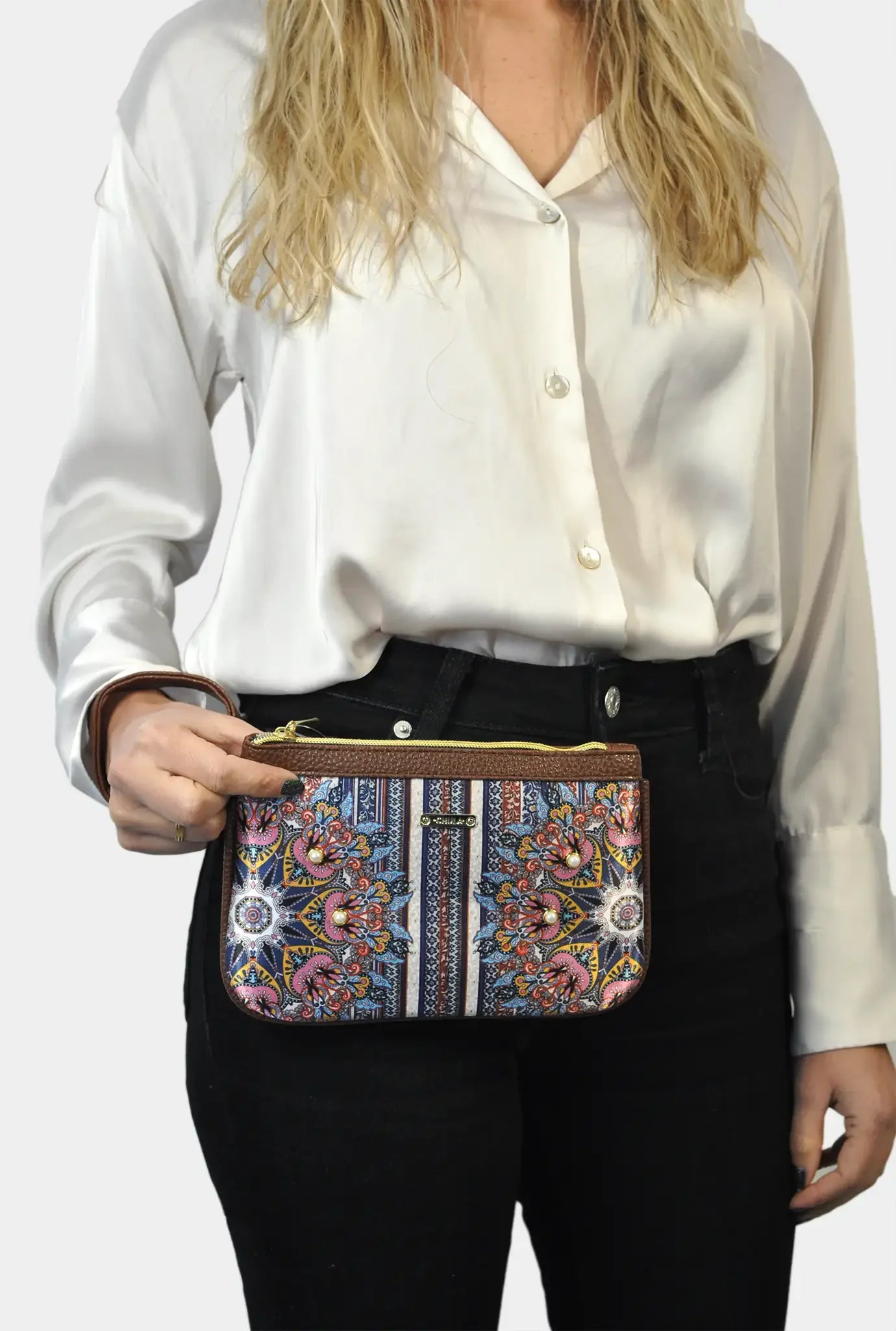 Bolso de mano pequeño Mini Clutch Mandala Fancy | CHULA Tulum - CHICA del Sur