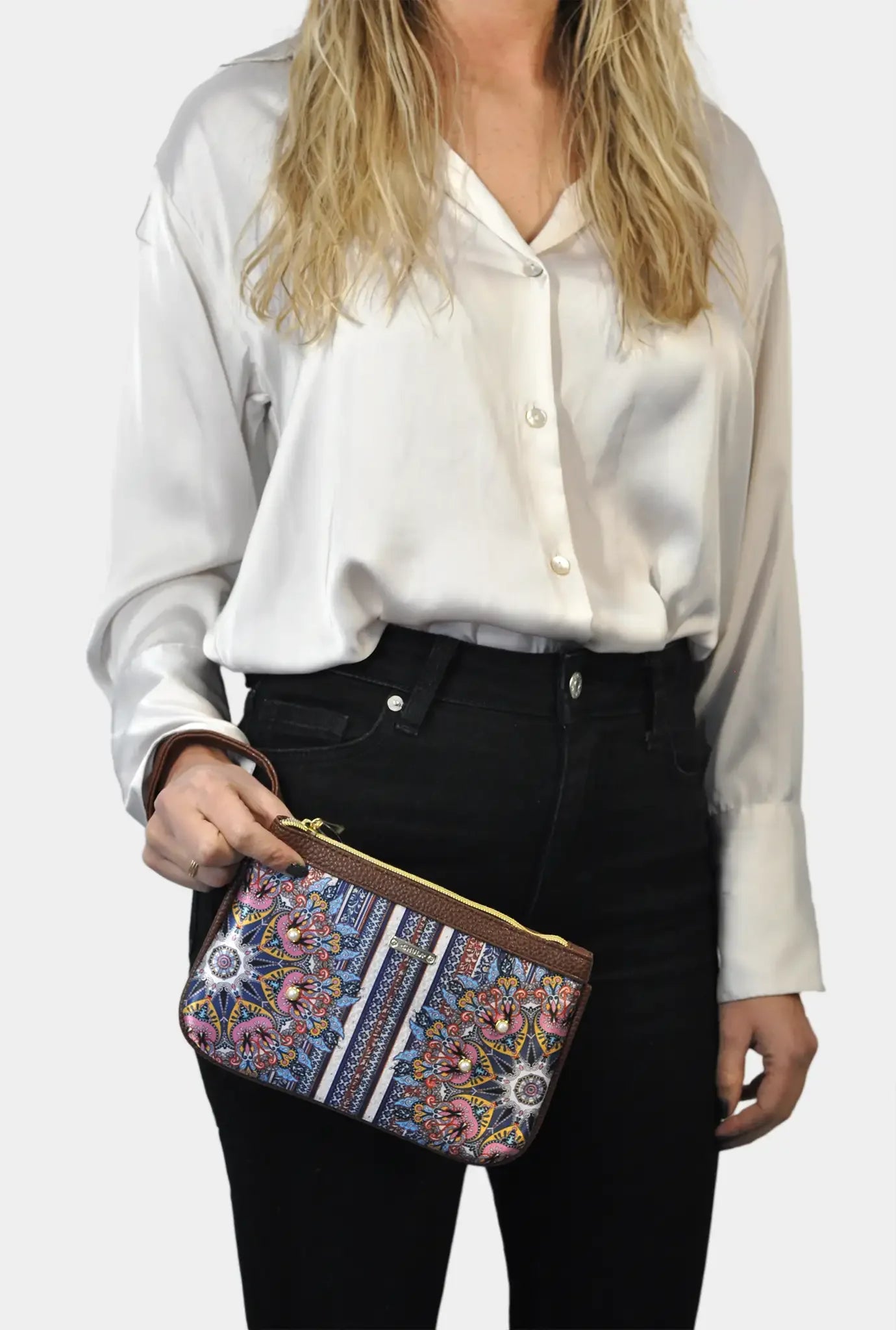 Bolso de mano pequeño Mini Clutch Mandala Fancy | CHULA Tulum - CHICA del Sur