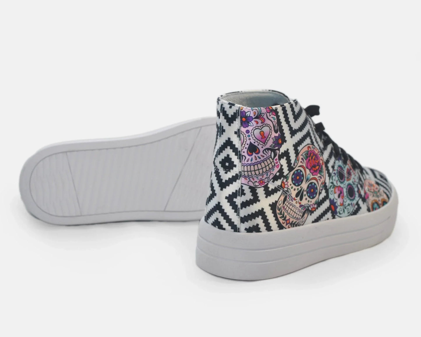 Botas Urbanas de Mujer Skull Party Calaveras - Moda Sostenible | CHULA Tulum - CHICA del Sur
