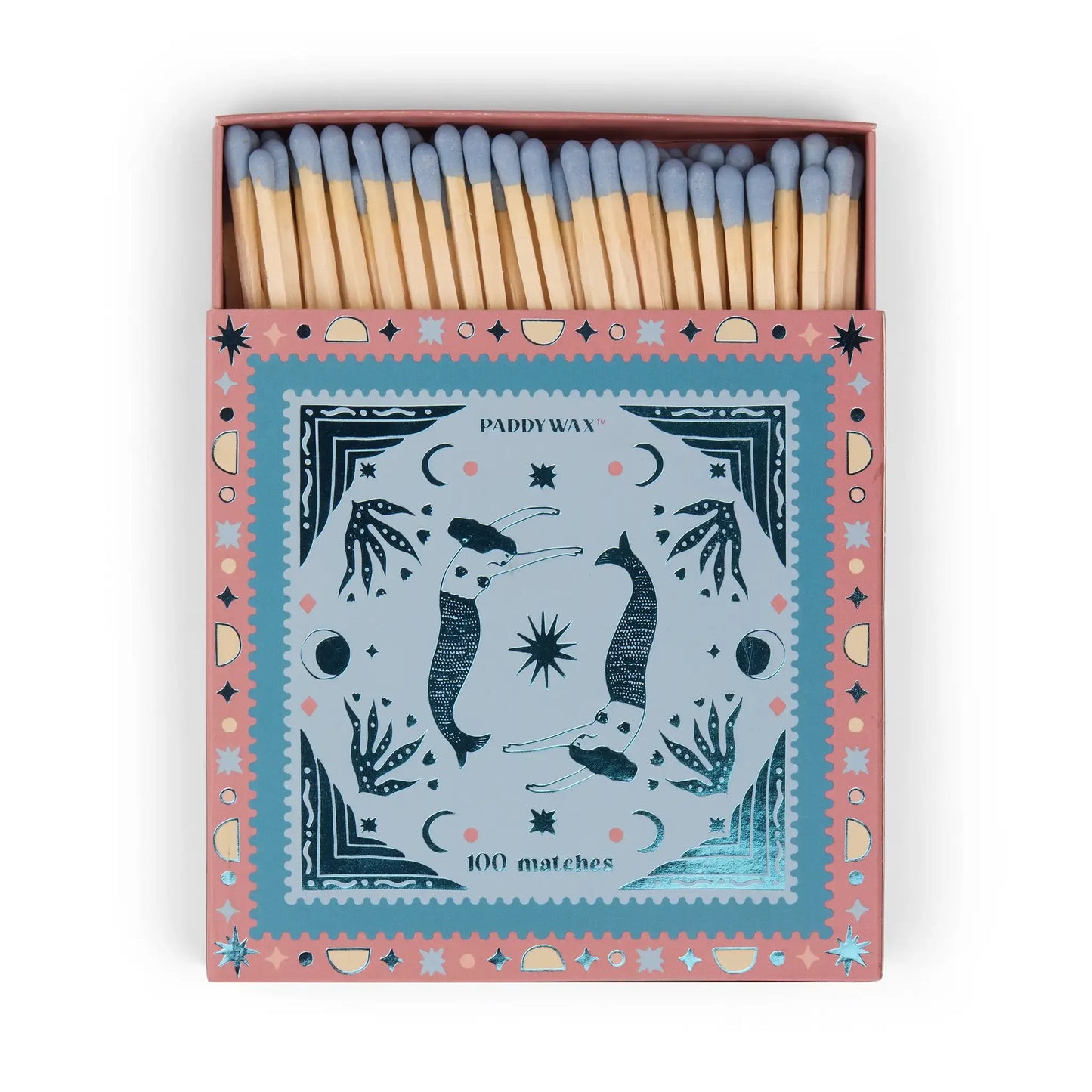 Jumbo Cajas de Cerillas Paddywax - Mermaids | 100 Cerillas con Diseño Mágico - CHICA del Sur