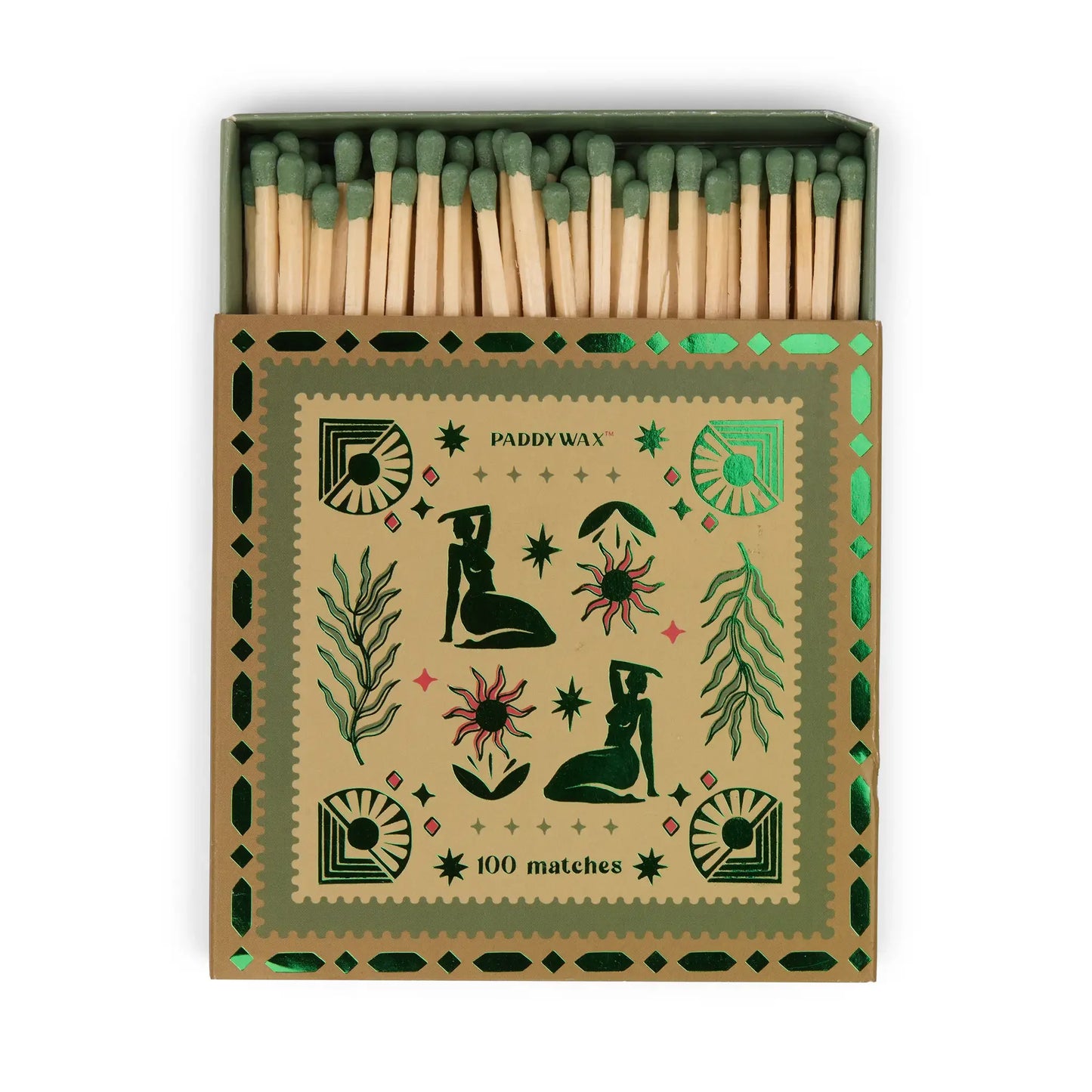 Jumbo Cajas de Cerillas Paddywax - Femme | 100 Cerillas con Diseño Elegante - CHICA del Sur