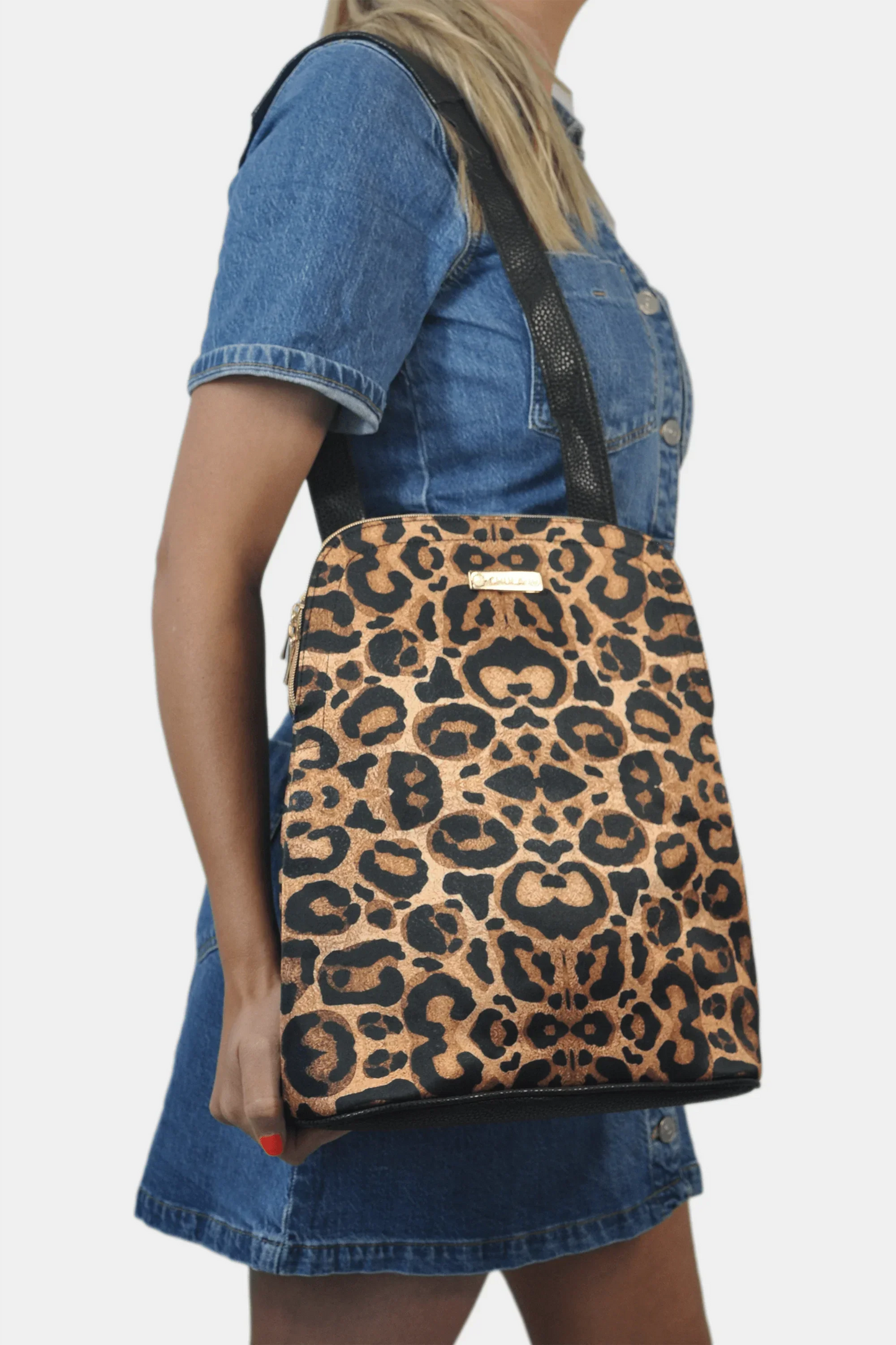 Mochila de Mujer y Bolso de hombro grande BagPack Animal Print | CHULA Tulum - CHICA del Sur