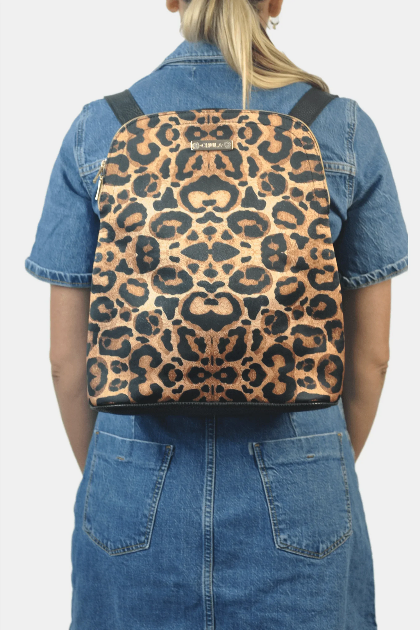 Mochila de Mujer y Bolso de hombro grande BagPack Animal Print | CHULA Tulum - CHICA del Sur
