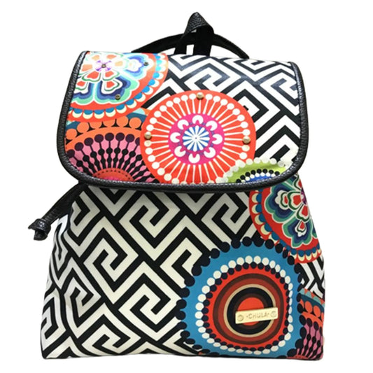 Mochila de Mujer grande BagPack Celine Círculos | CHULA Tulum - CHICA del Sur