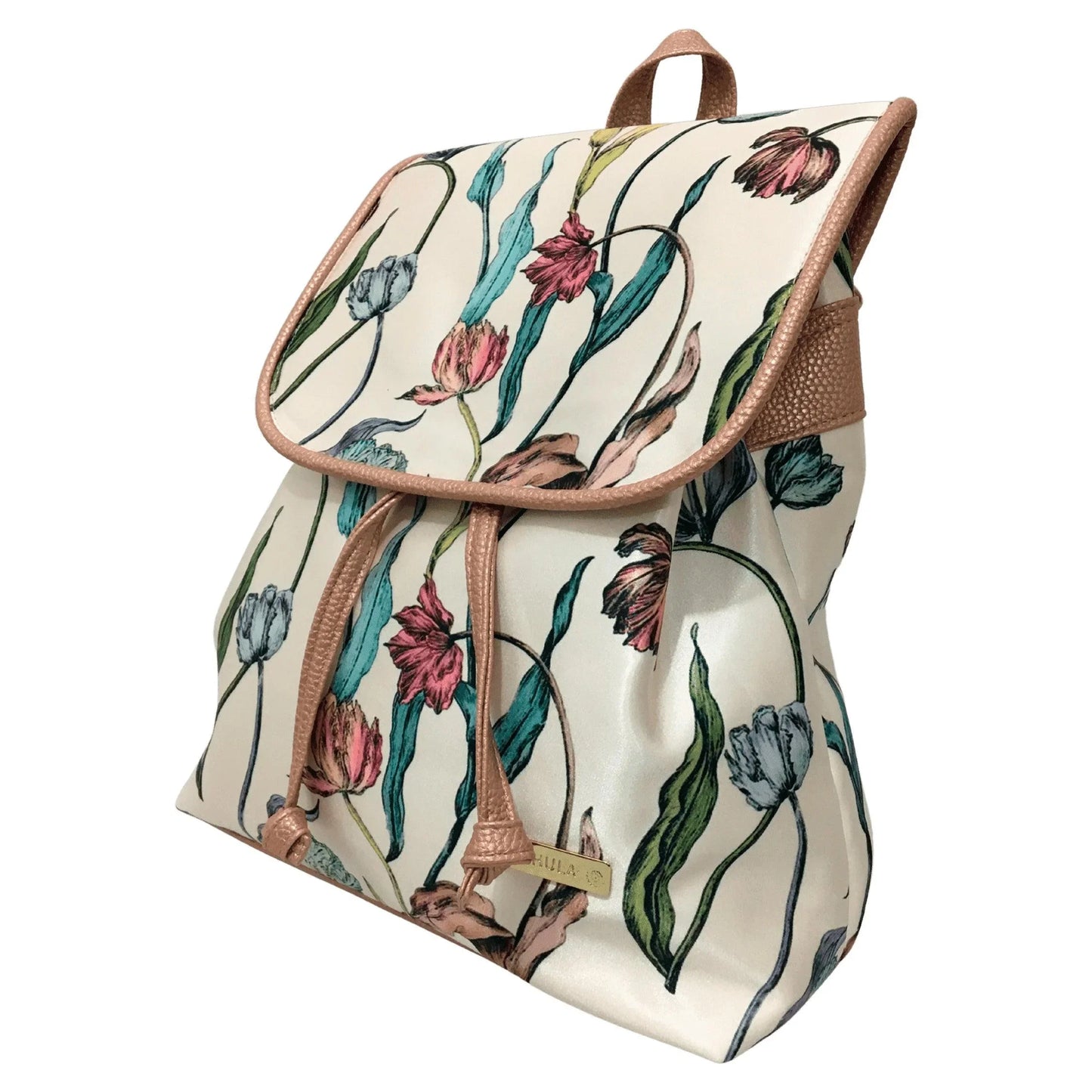 Mochila de Mujer grande BagPack Celine Flores Peonia | CHULA Tulum - CHICA del Sur
