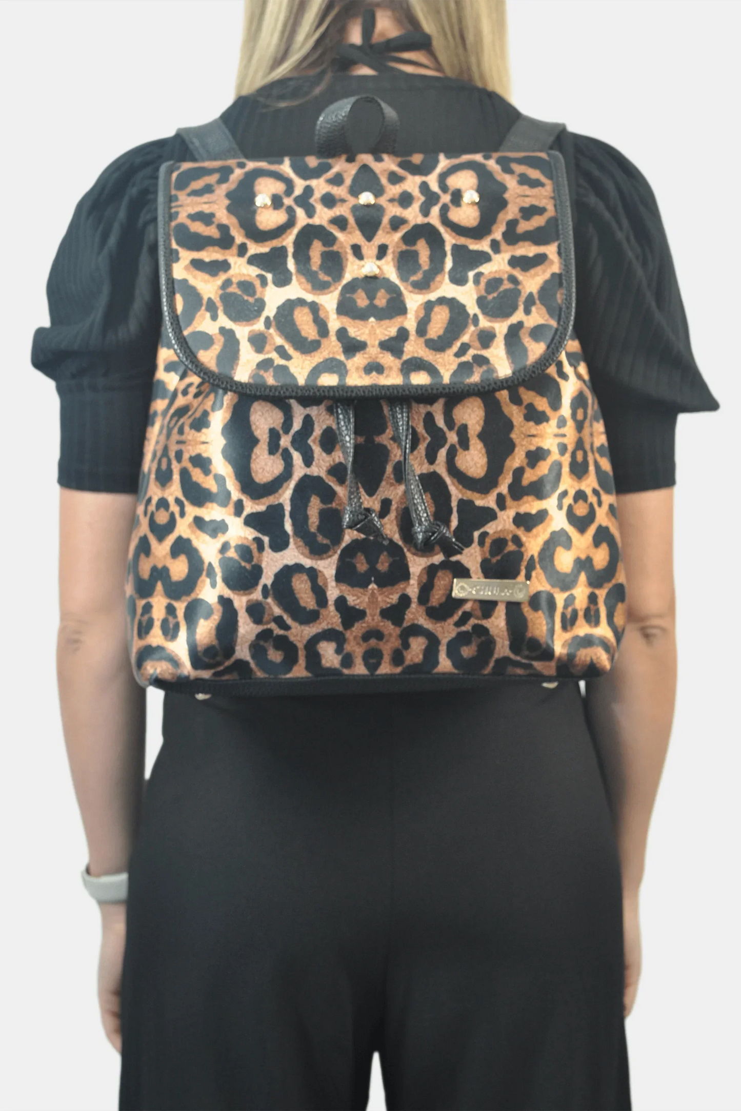 Mochila de Mujer grande BagPack Celine Animal Print | CHULA Tulum - CHICA del Sur