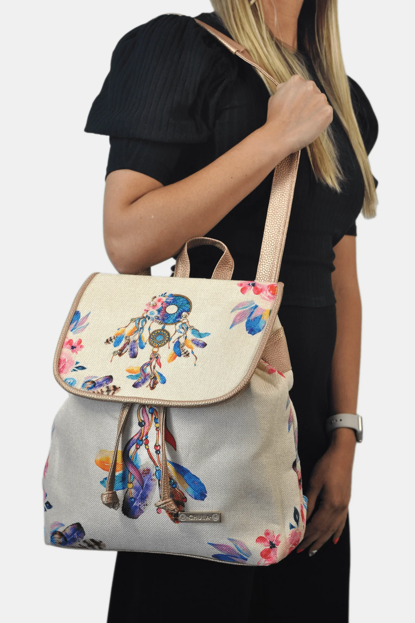 Mochila de Mujer grande BagPack Celine Atrapasueños | CHULA Tulum - CHICA del Sur