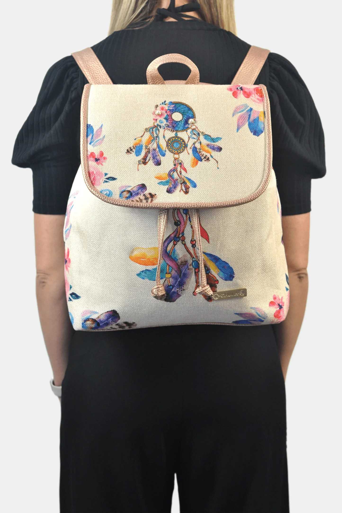 Mochila de Mujer grande BagPack Celine Atrapasueños | CHULA Tulum - CHICA del Sur