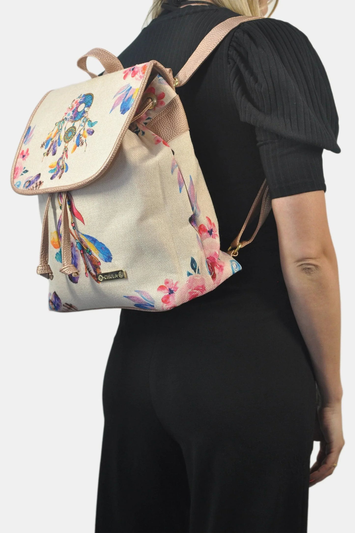 Mochila de Mujer grande BagPack Celine Atrapasueños | CHULA Tulum - CHICA del Sur