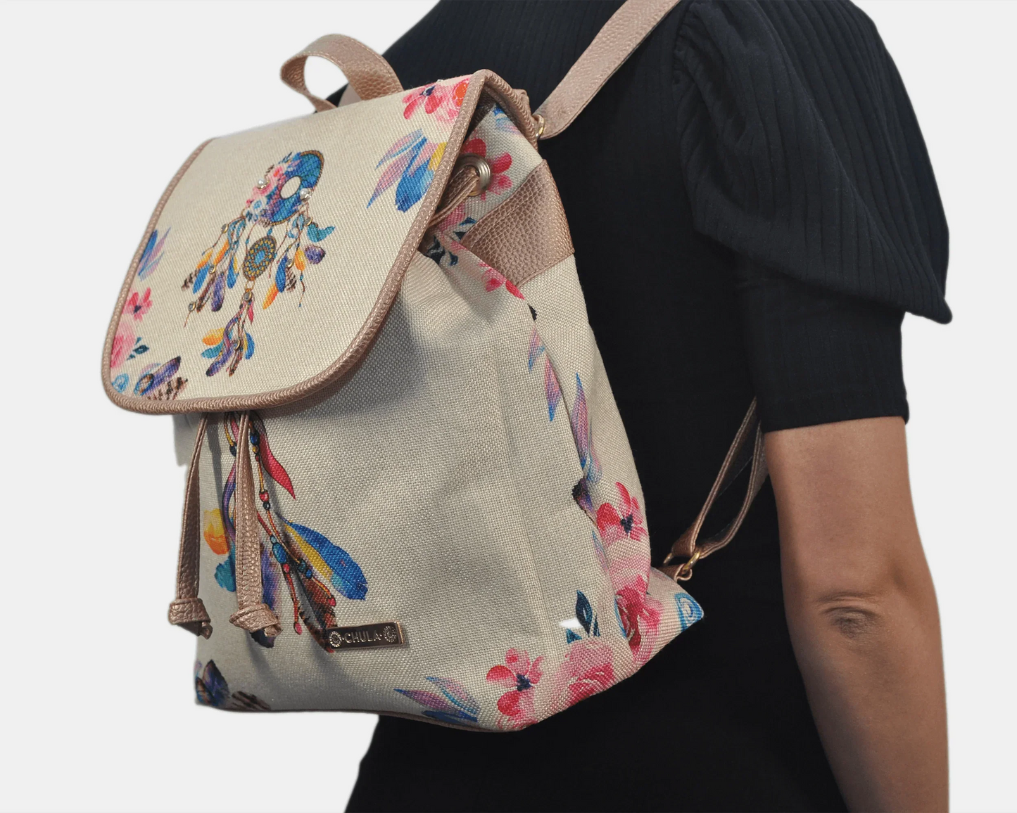 Mochila de Mujer grande BagPack Celine Atrapasueños | CHULA Tulum - CHICA del Sur