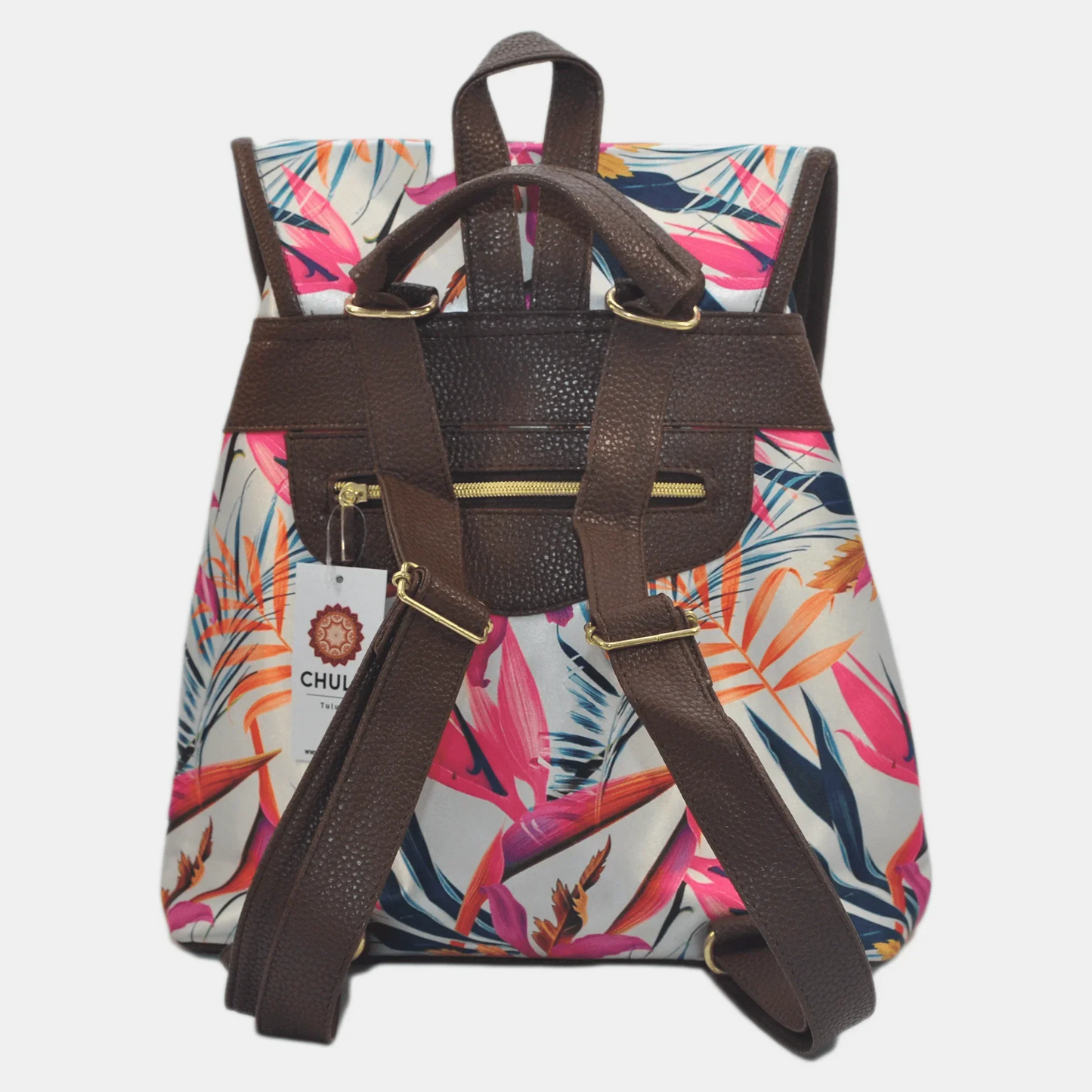 Mochila de Mujer grande BagPack Celine Paraíso de Orquídeas | CHULA Tulum - CHICA del Sur