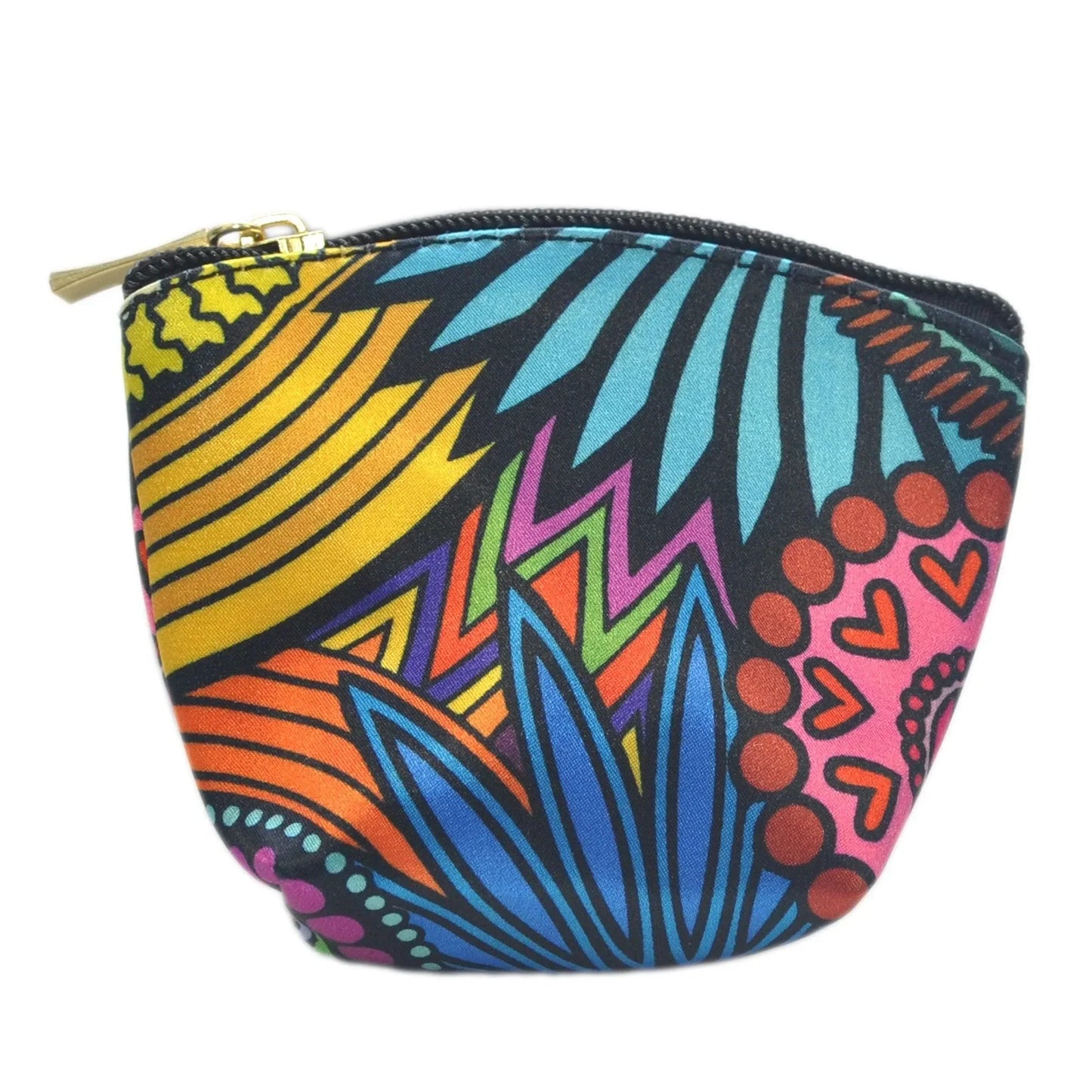 Monedero pequeño Mini Coin Purse Flores y Ruedas | CHULA Tulum - CHICA del Sur