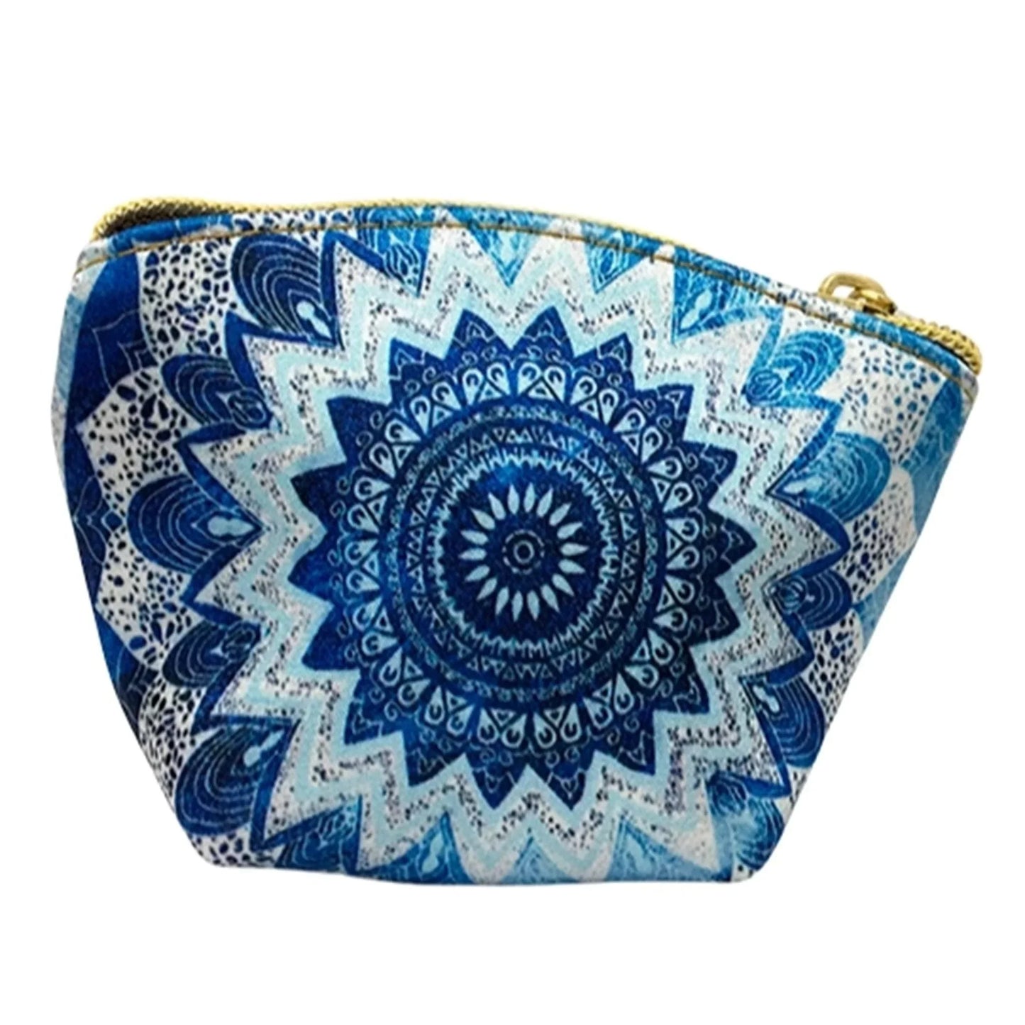 Monedero pequeño Mini Coin Purse Mándala azul | CHULA Tulum - CHICA del Sur