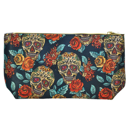 Neceser mediano de Mujer MakeUp Skull Party Calaveras | CHULA Tulum - CHICA del Sur